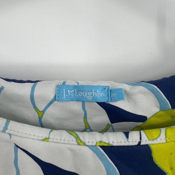 J. McLaughlin Cataline Cloth Lemon Tank Dress Women's Medium - Picture 2 of 4